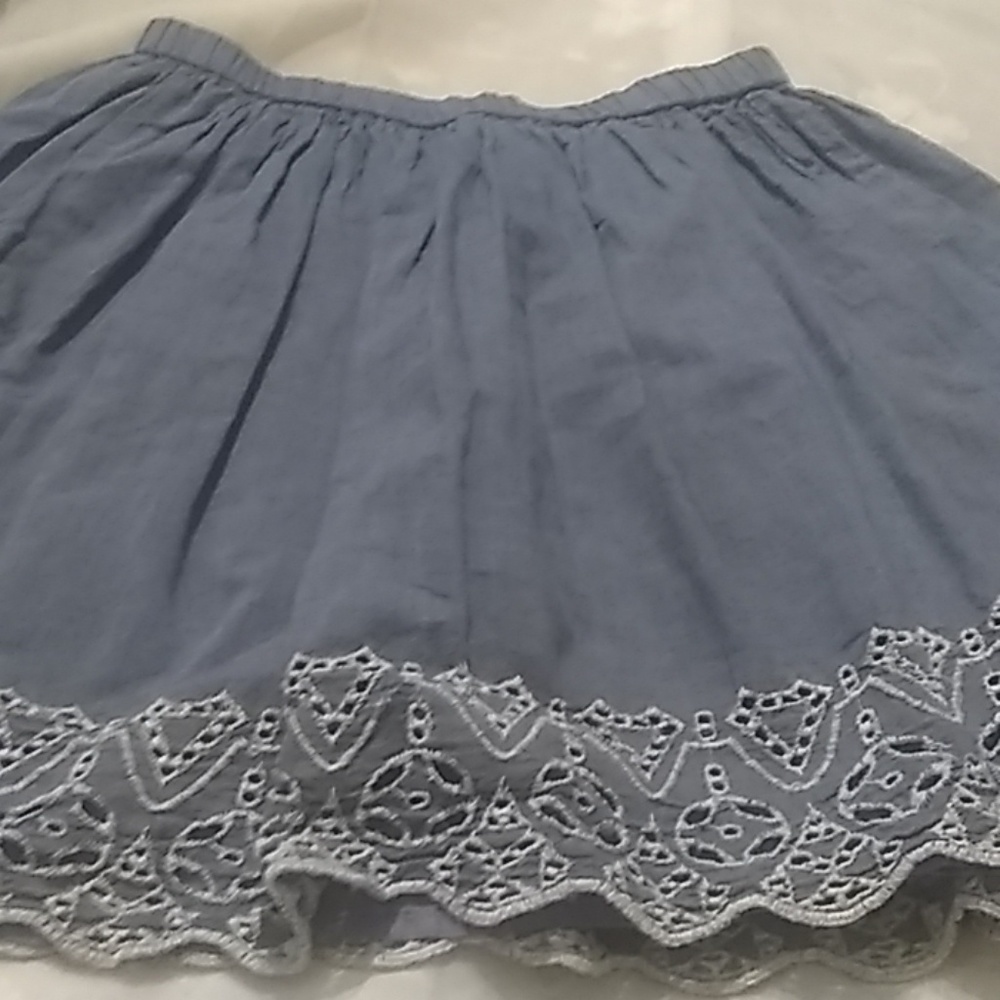 Chambray gap kids xxl twirl skirt